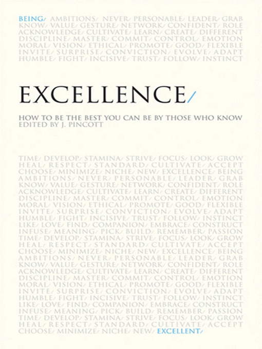 Cover image for Excellence